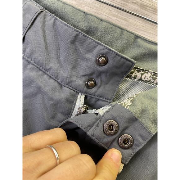 Burton Snowboarding Pants Womens Small Gray Cargo Pockets - Picture 6 of 10